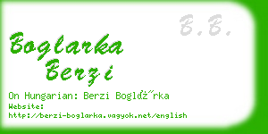 boglarka berzi business card